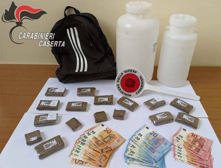 Spaccio in 3 comuni del Casertano: 2 misure cautelari