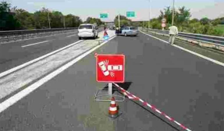 Autostrada chiusa tra Caianello e Capua per incidente stradale