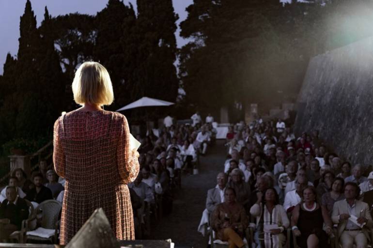 Capri, Ennio Morricone e Astor Piazzola interpretati da Anders Paulsson e Jacob Kellermann
