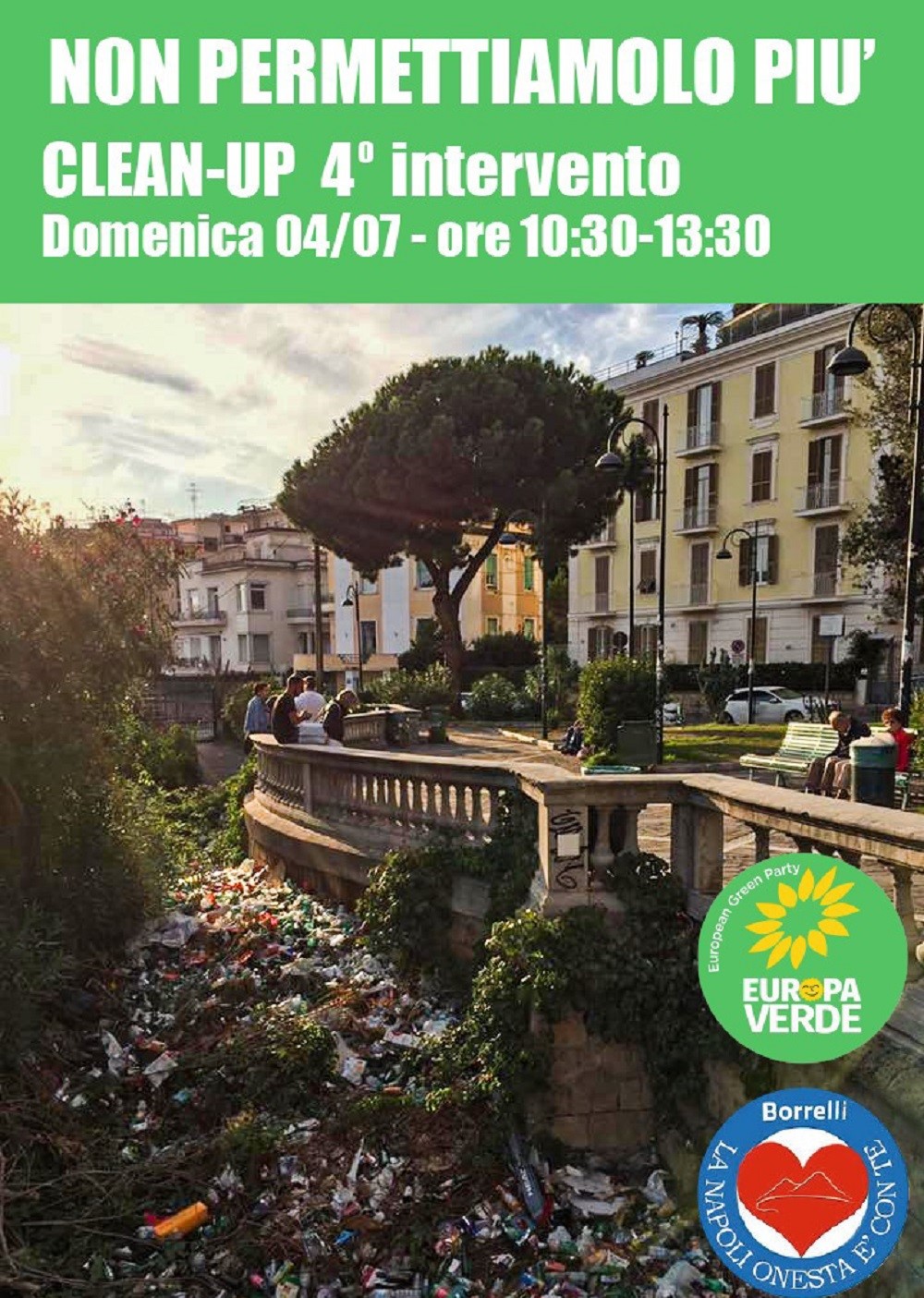 A Napoli clean-up ai giardinetti Nino Taranto