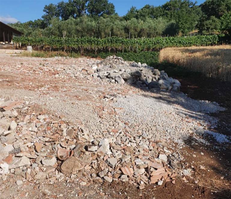 Camerota, sequestrata un’area di 2.500 metri quadri