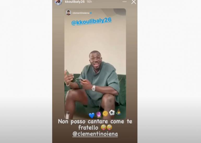 Koulibaly rappa Clementino: “Sono napoletanoooo”