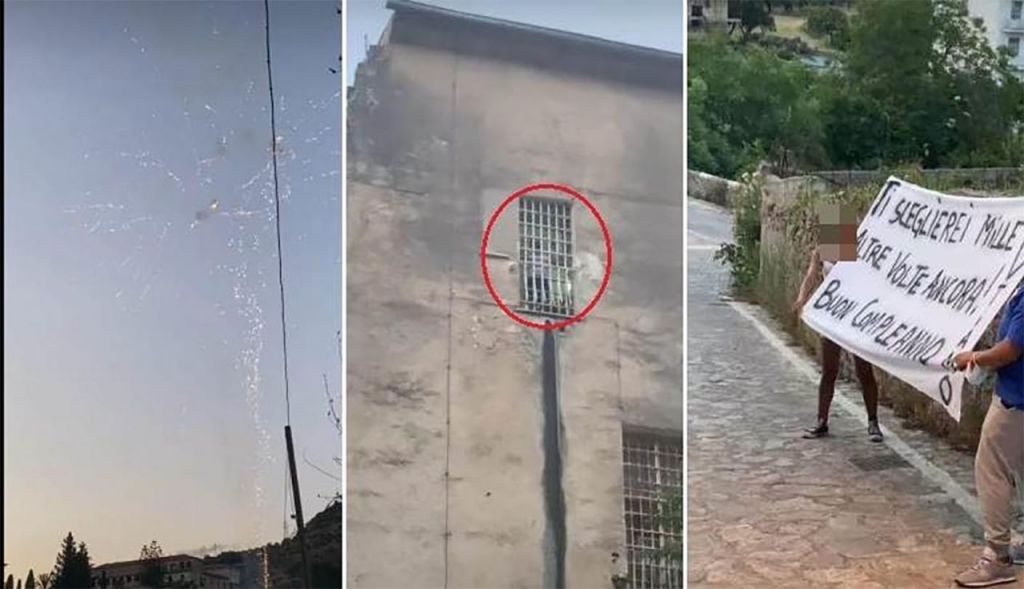Napoli, festa di compleanno al detenuto all’esterno del carcere