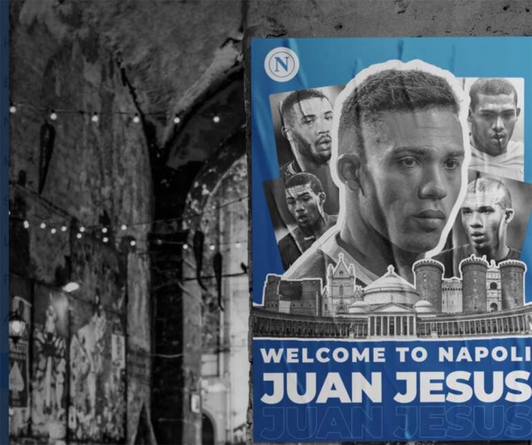 Napoli, ufficiale l’arrivo di Juan Jesus