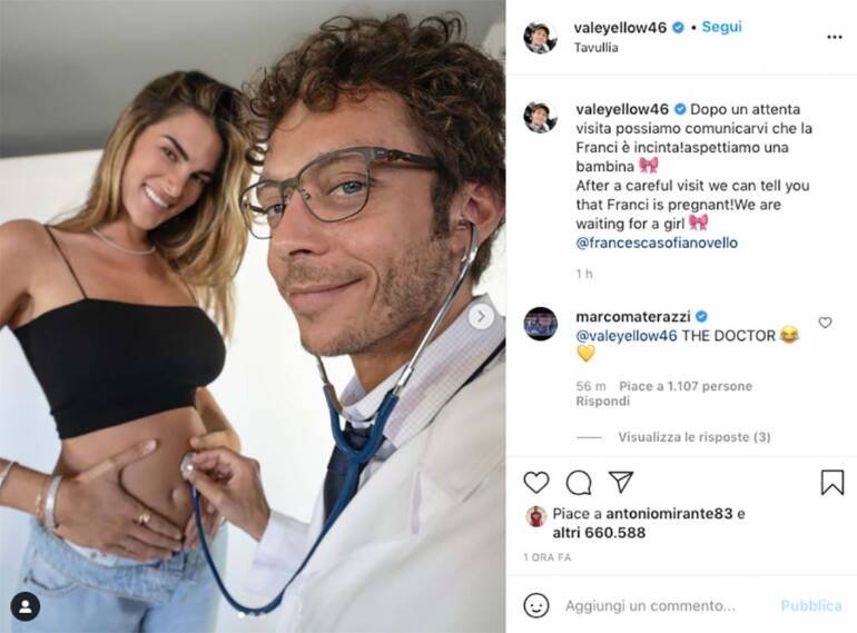 Valentino Rossi diventerà papà: la notizia è già virale