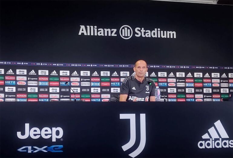 Verso Napoli-Juve, Allegri: “Assente anche Cuadrado”