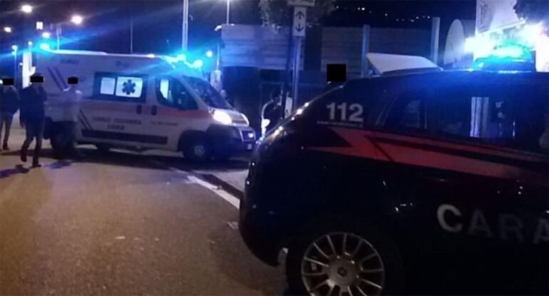 pianura accoltellato passo carrabile