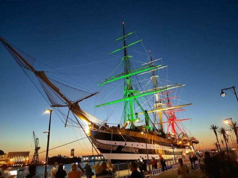 La nave Amerigo Vespucci compie 90 anni