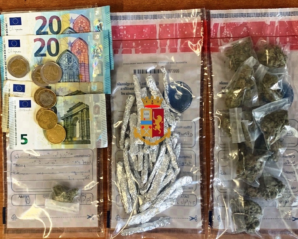 Sant’Antimo, droga e soldi: un arresto