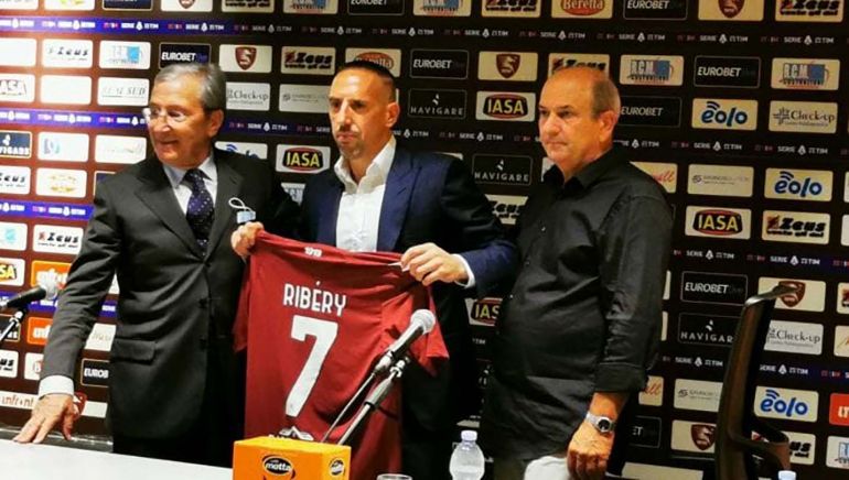 Salernitana, Ribery si presenta e suona la carica: “Qui per la salvezza”
