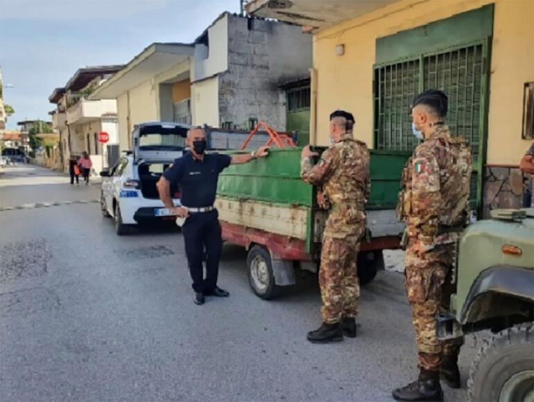 terra dei fuochi sequestri e multe