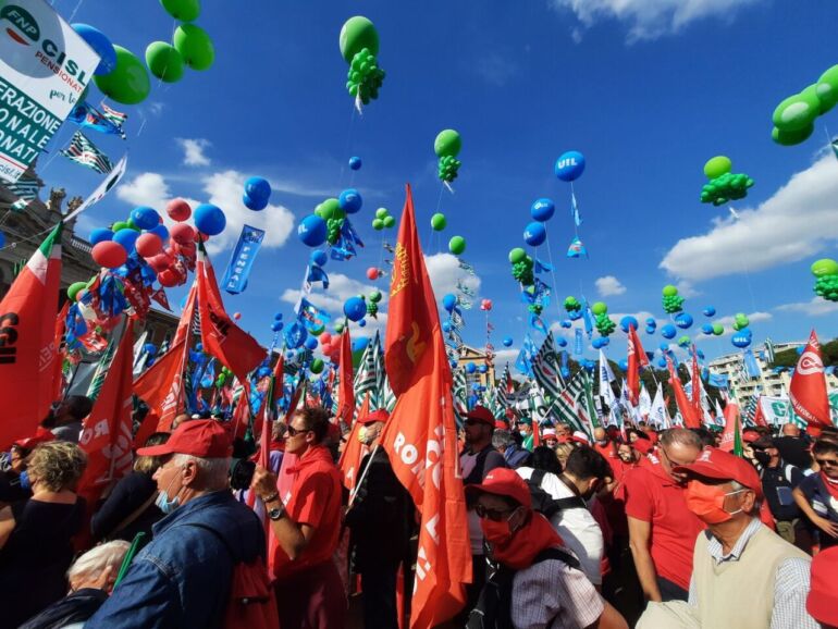 manifestazione antifascista roma
