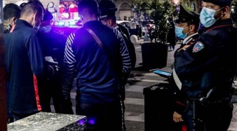 Servizio interforze nella movida di Aversa, sanzioni e sequestri