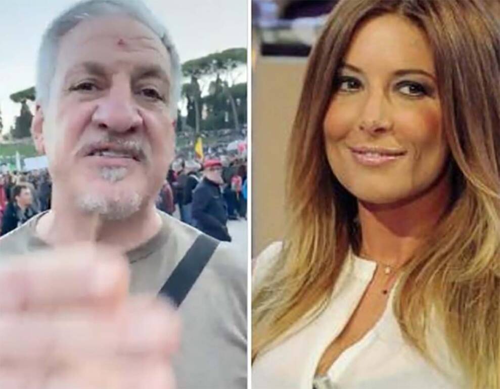 Selvaggia Lucarelli aggredita dai No vax a Roma. IL VIDEO