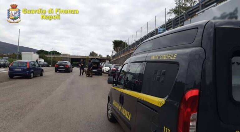 Controlli antidroga della Guardia di Finanza a Napoli e provincia. IL VIDEO