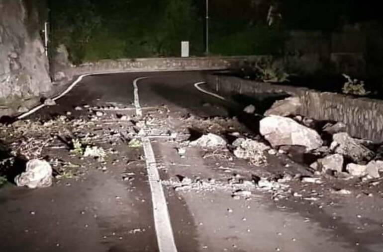 statale amalfitana chiusa