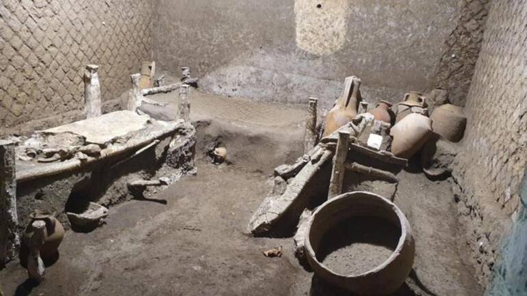 A Pompei riemerge la stanza degli schiavi