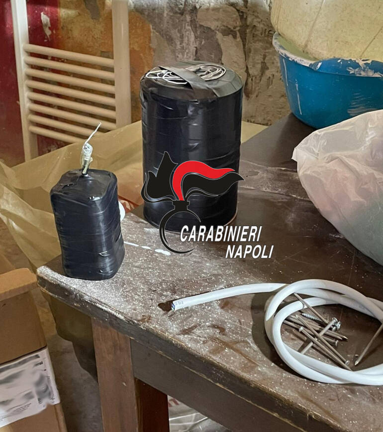 Bombe carta chiodate in casa: arrestato pregiudicato di Cardito. IL VIDEO