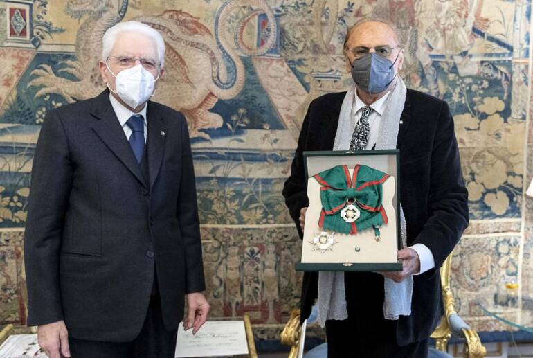 Renzo Arbore nominato Cavaliere di Gran Croce al Merito della Repubblica