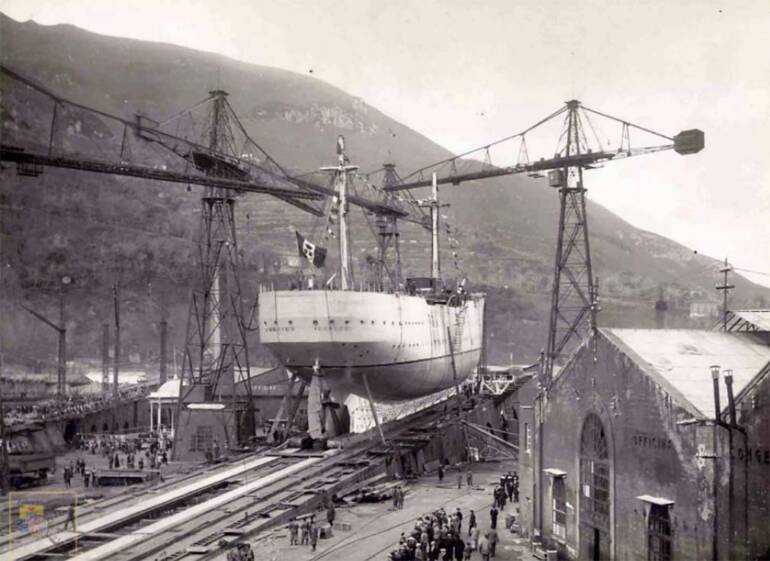 Amerigo Vespucci 22 febbraio 1931: Castellammare, il cantiere e un futuro segnato