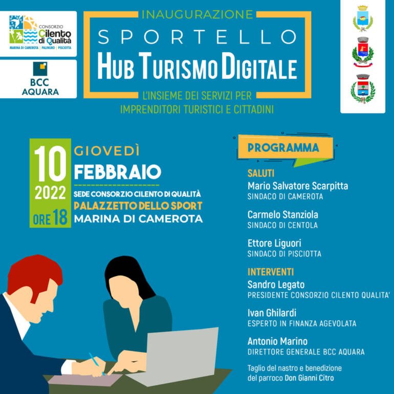 Consorzio Cilento di Qualità inaugura il primo ’Hub Turismo Digitale’