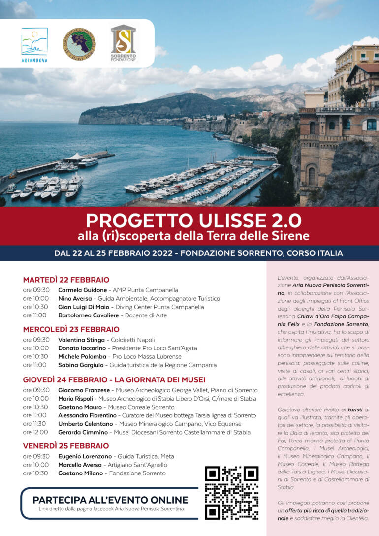 “Progetto Ulisse 2.0”: i nuovi orizzonti dell’accoglienza in costiera
