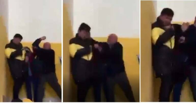 Al Liceo Mazzini al Vomero, un bidello prende a schiaffi un alunno. Il video