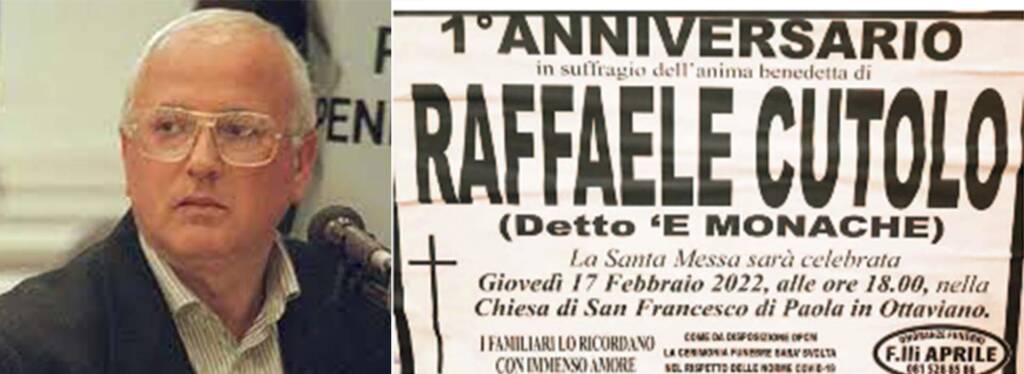 Morto Pasquale Cutolo fratello di Raffaele: la Questura vieta i funerali pubblici