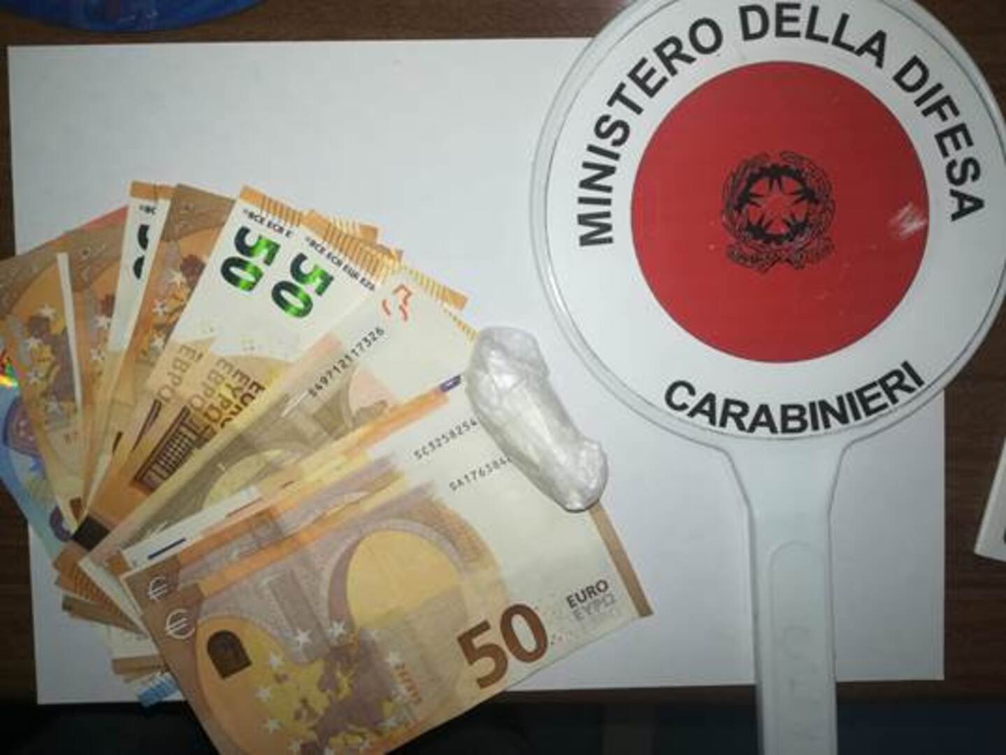 sospetto fermato dai carabinieri