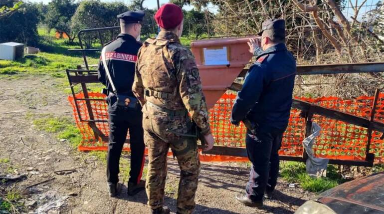Terra dei Fuochi, multe per 160mila euro: due aziende sequestrate