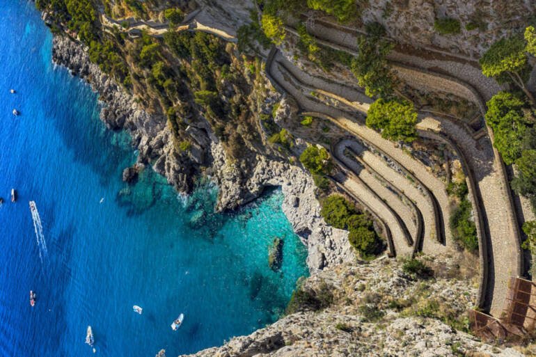 Capri, riapre via Krupp: la storica strada panoramica torna accessibile da sabato 12 aprile