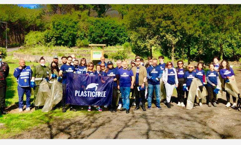 pineta terzigno ripulita