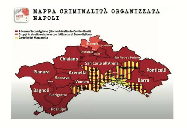 Camorra, Napoli divisa tra Alleanza di Secondigliano e clan Mazzarella