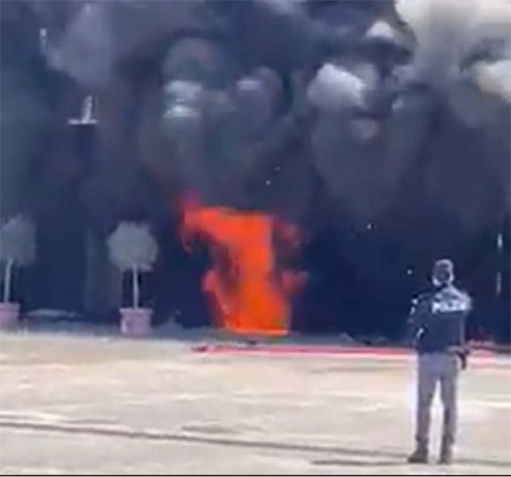 incendio maddaloni deposito di bomboniere