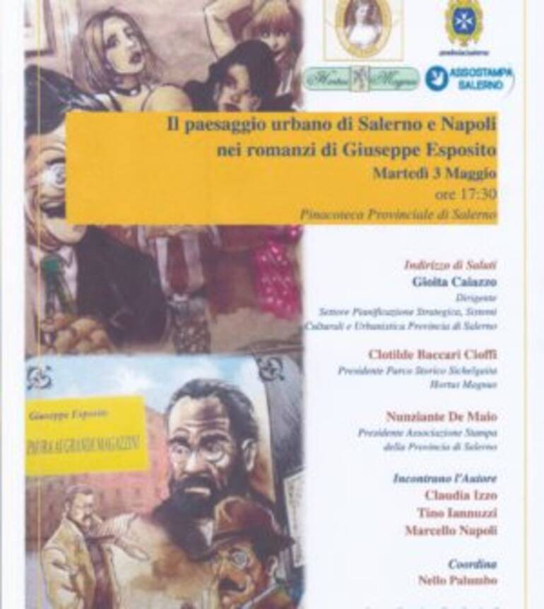 ‘Il paesaggio urbano di Salerno e Napoli nei romanzi di Giuseppe Esposito’