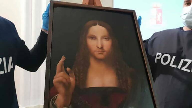 arrestato furto salvator mundi