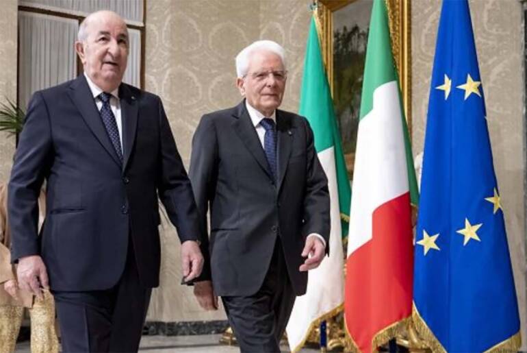 Napoli, Mattarella e Tebboune visitano insieme Capodimonte