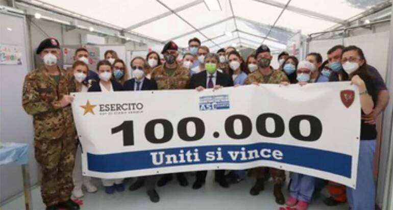 Caserta, chiude la ‘Brigata dei vaccini’