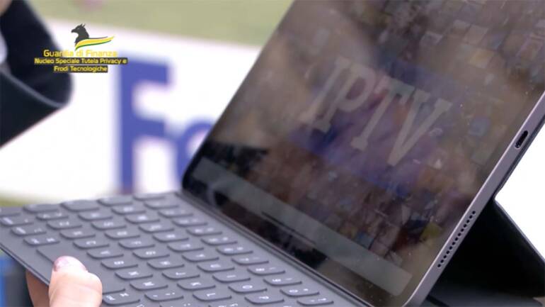 Iptv illegali,sequestrate 500 risorse web e 40 canali Telegram