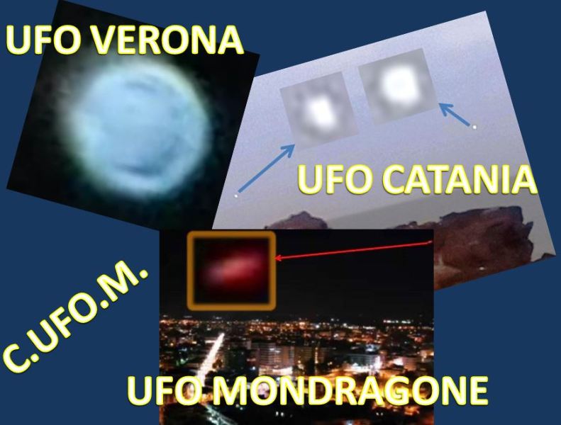 Oggetti non identificati UAP (UFO) avvistati in Campania e in Italia