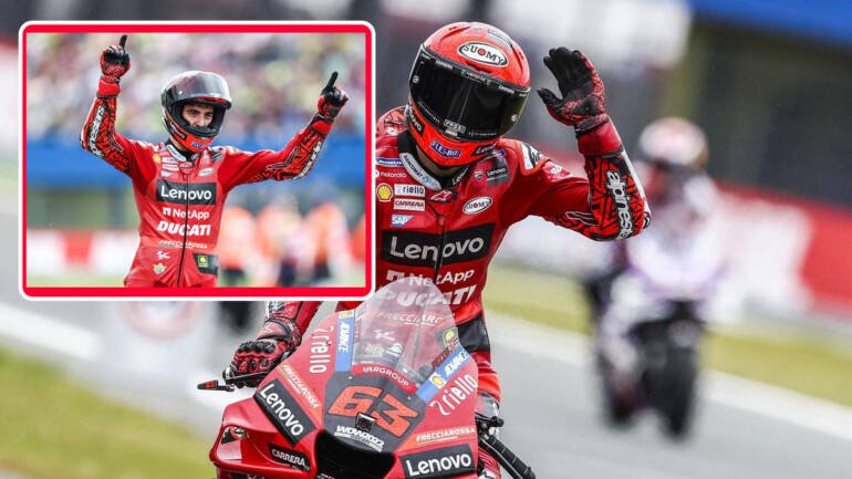MotoGP Olanda, vince Bagnaia e doppietta per la Ducati