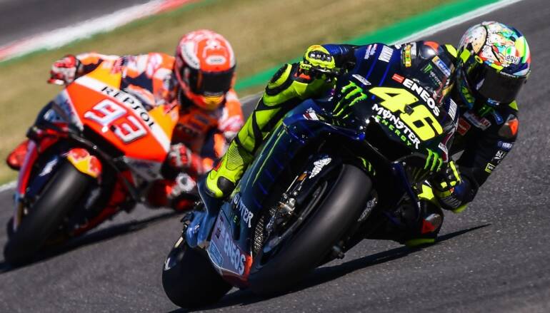 Moto GP , Vince Quartararo nel GP di Catalogna : cadute per Bagnaia e Bastianini