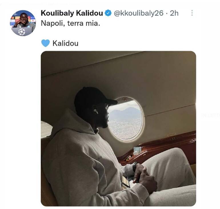 Napoli terra mia, il tweet di Koulibaly che fa piangere i tifosi