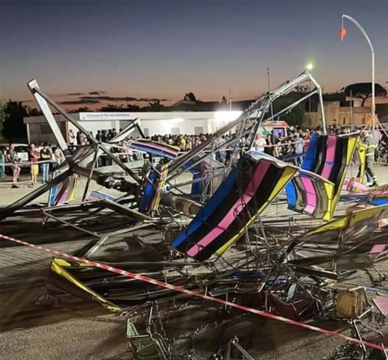 Tragedia di Palma Campania, affidato l’incarico al tecnico per verificare la stabilità della giostra