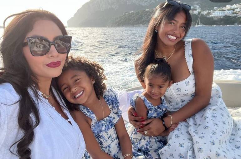 Vacanze a Capri e in Costiera Amalfitana per la famiglia di Kobe Bryant