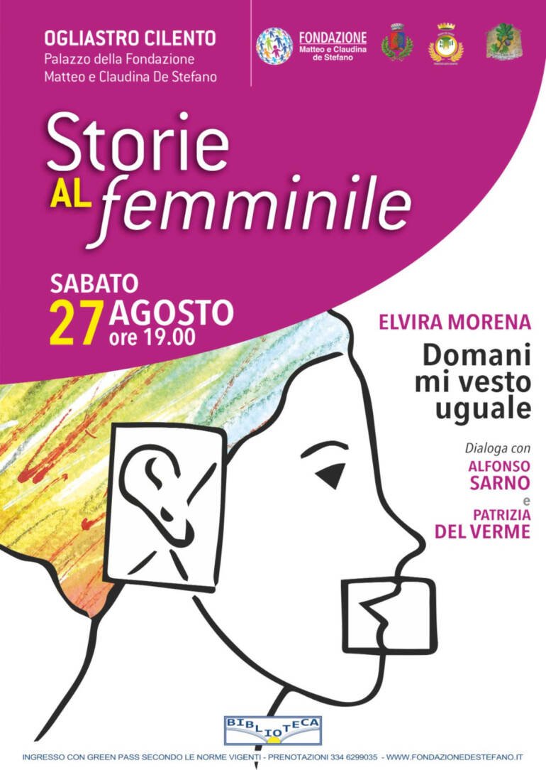 Cilento, prosegue il viaggio di ‘Storie al Femminile’ con Elvira Morena