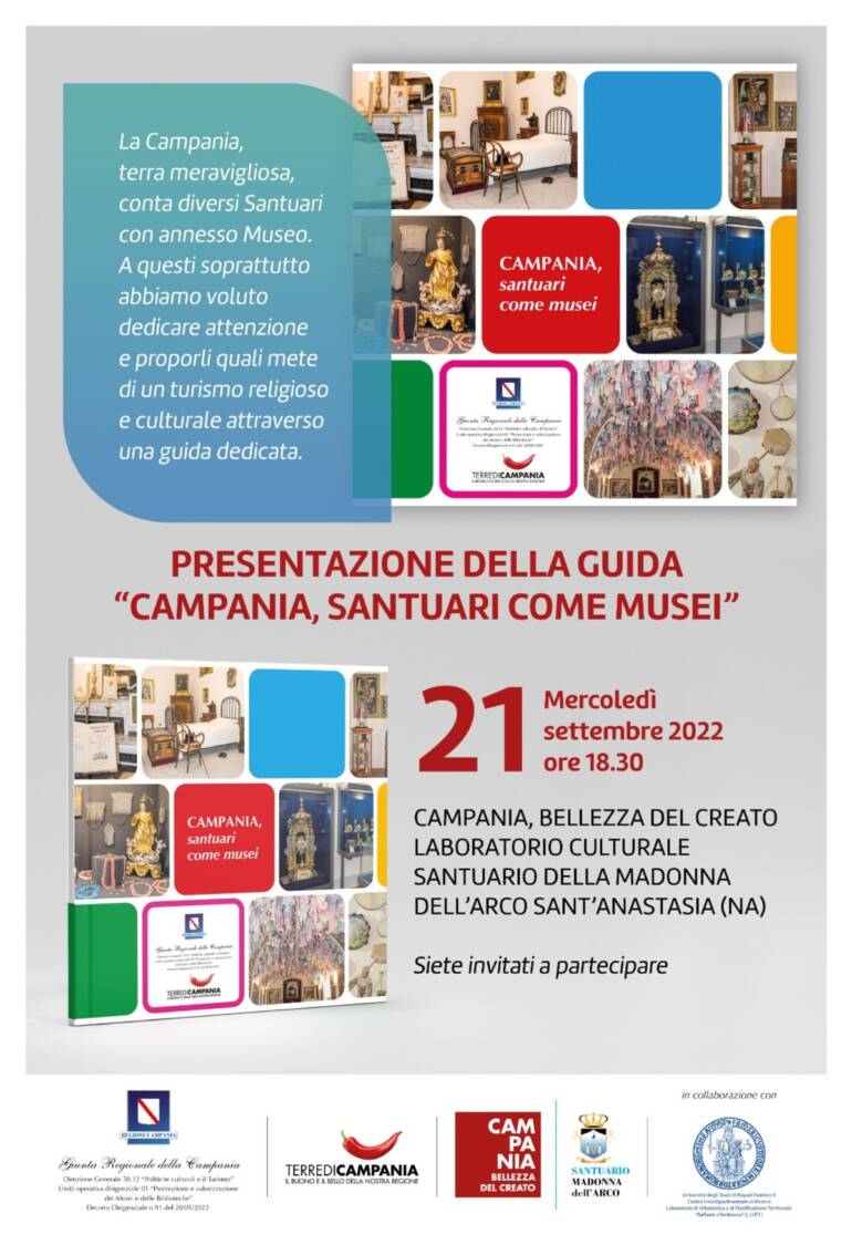 ‘Campania, santuari come musei’, arriva la nuova guida di Terre di Campania