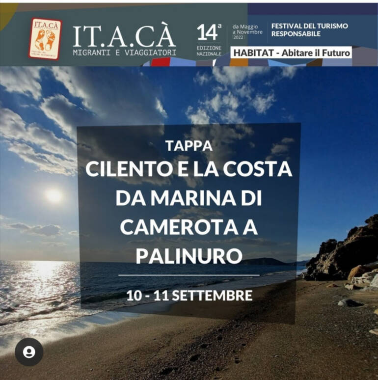 IT.A.CÀ Migranti e Viaggiatori – Festival del Turismo Responsabile arriva nel Cilento