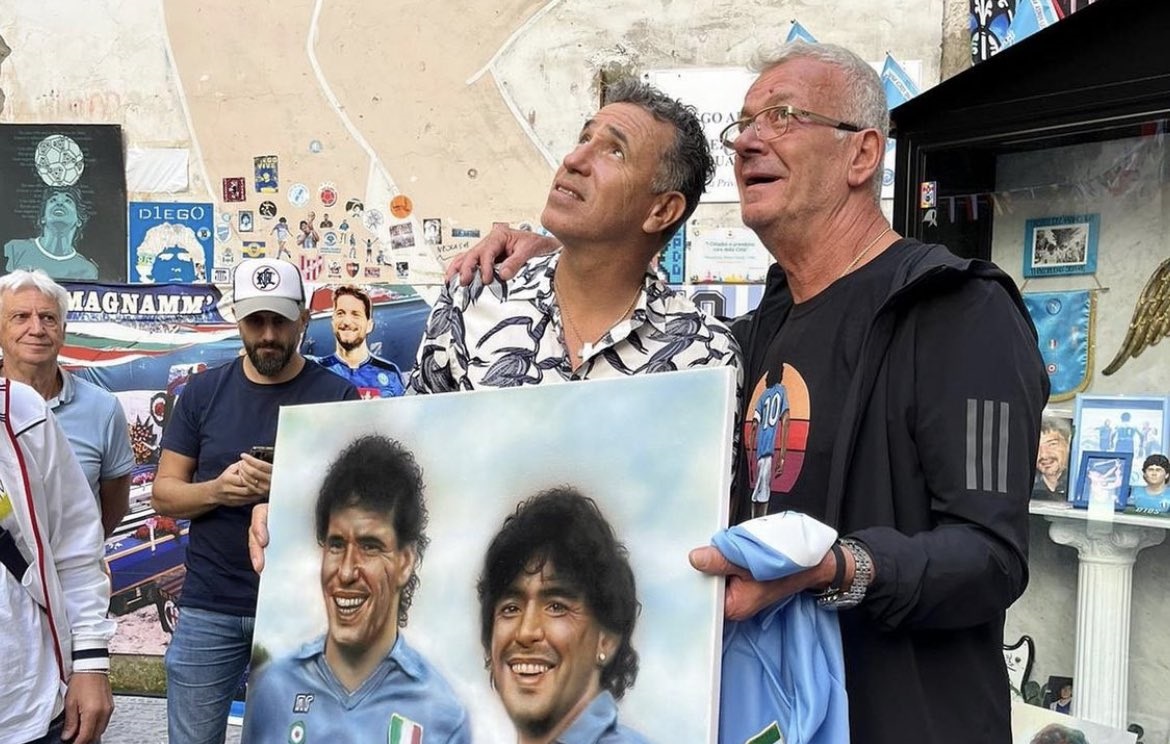 Careca a Napoli: visita al murale di Maradona ai Quartieri Spagnoli