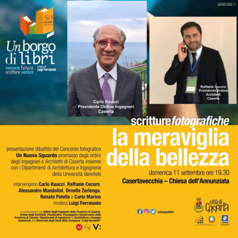 A Settembre al borgo ‘Un nuovo sguardo’, concorso fotografico per architetti e ingegneri e studenti della Vanvitelli